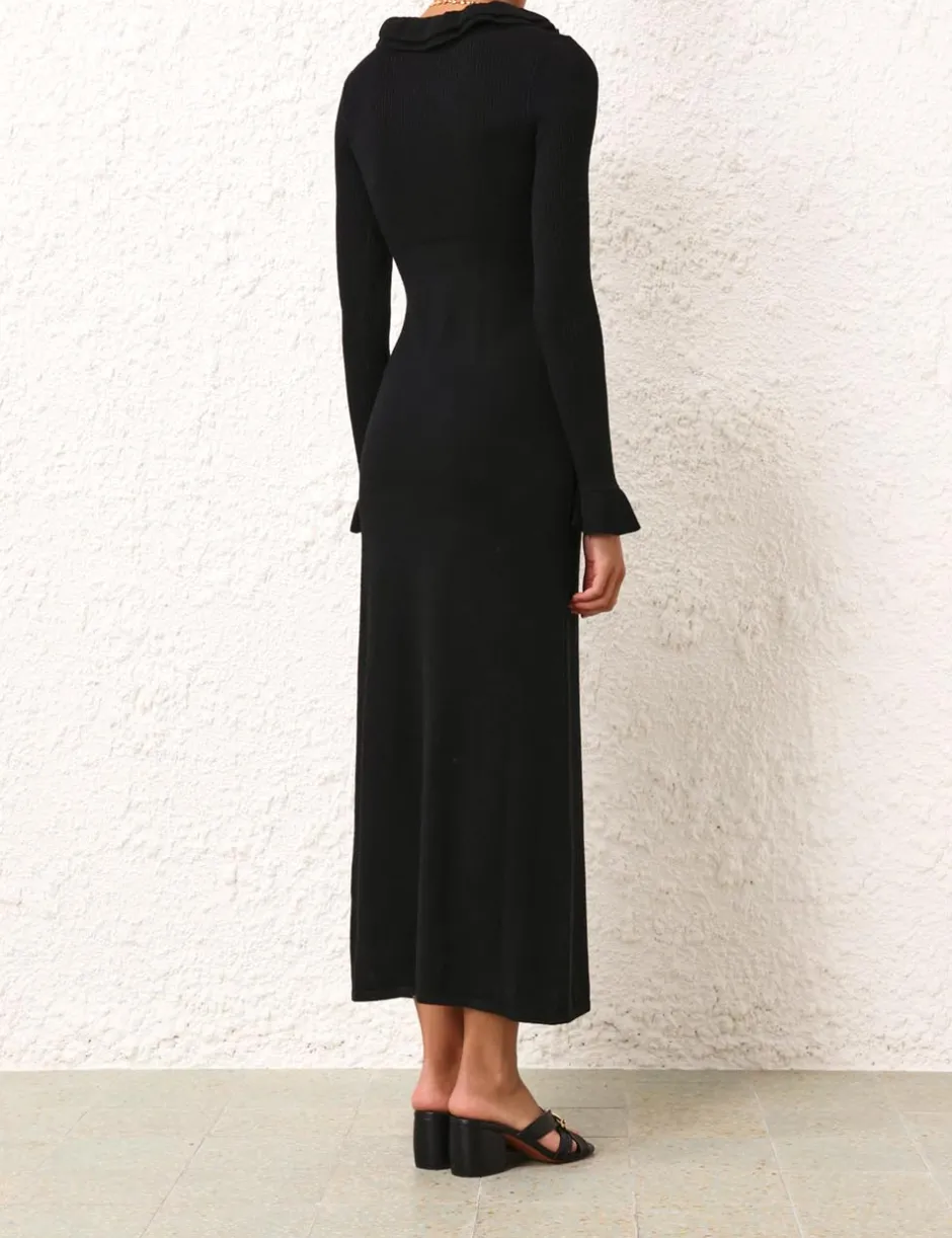 ZIMMERMANN Matchmaker V-Neck Ruffle Dress