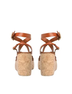 New ZIMMERMANN Multi-Strap Sandal Wedge