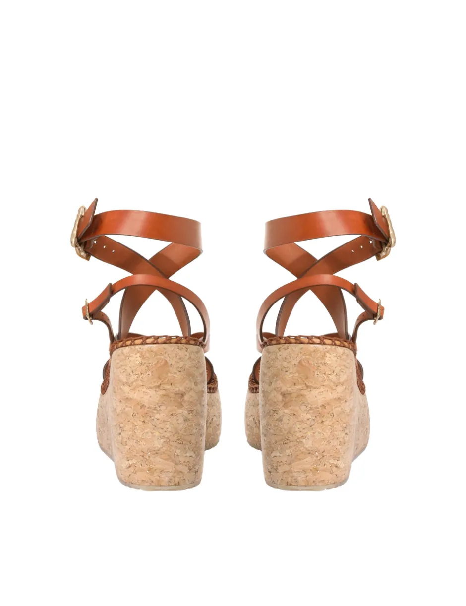 New ZIMMERMANN Multi-Strap Sandal Wedge