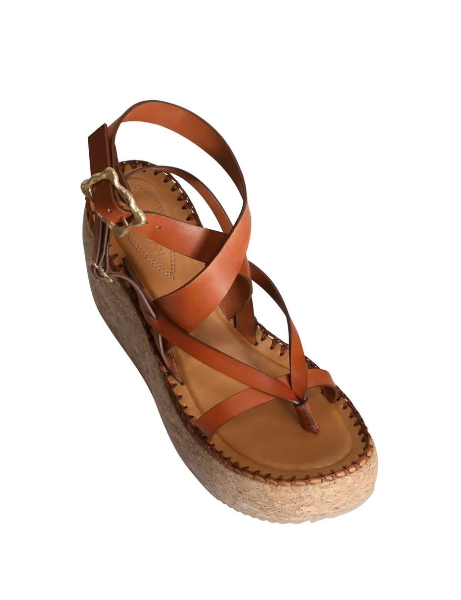 New ZIMMERMANN Multi-Strap Sandal Wedge