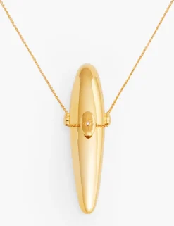New ZIMMERMANN Paint Stroke Locket Necklace