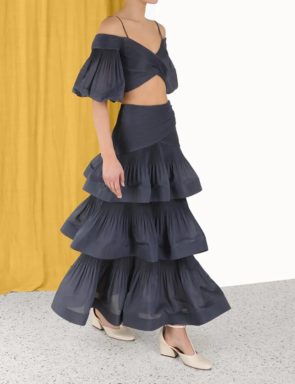 New ZIMMERMANN Pleated Bodice