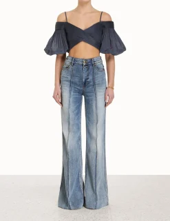 New ZIMMERMANN Pleated Bodice