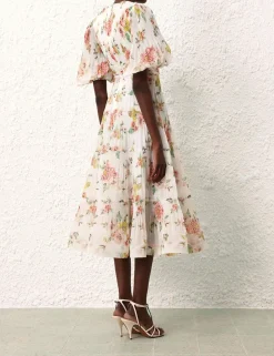 New ZIMMERMANN Pleated Midi Dress