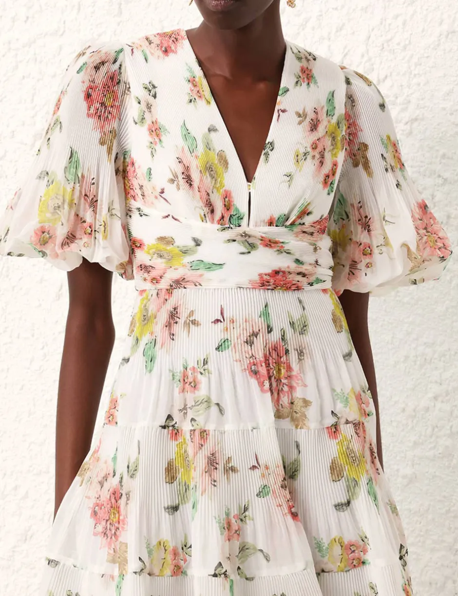 New ZIMMERMANN Pleated Midi Dress