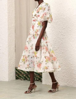 Hot ZIMMERMANN Pleated Midi Dress