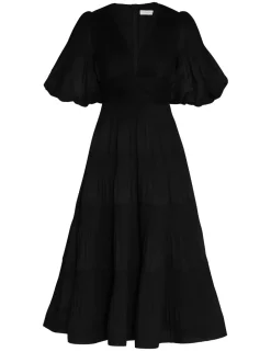 Online ZIMMERMANN Pleated Midi Dress