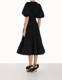 Online ZIMMERMANN Pleated Midi Dress