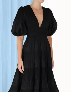 Online ZIMMERMANN Pleated Midi Dress