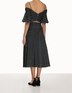 ZIMMERMANN Pleated Midi Skirt