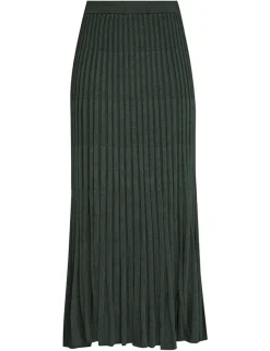 ZIMMERMANN Pleated Midi Skirt