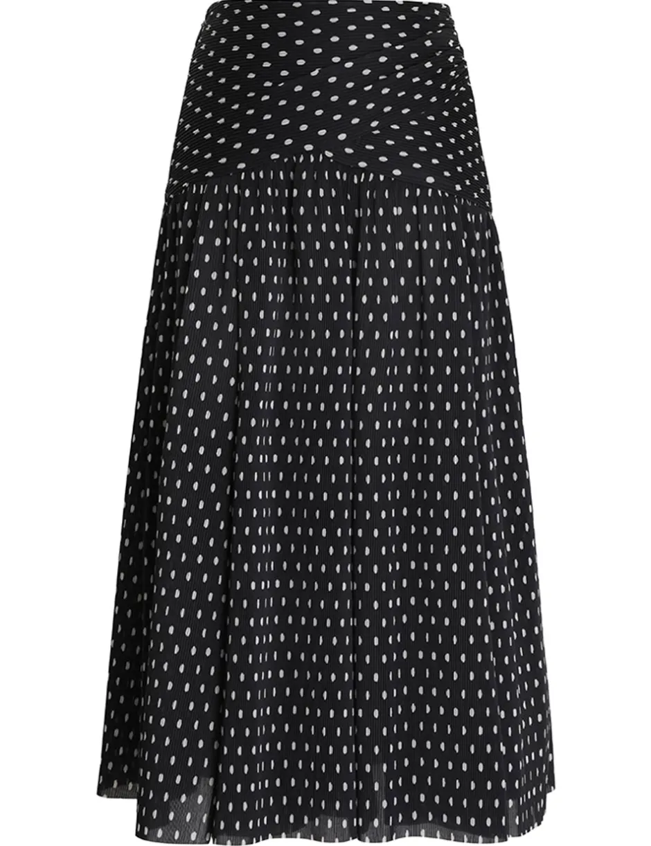 ZIMMERMANN Pleated Midi Skirt
