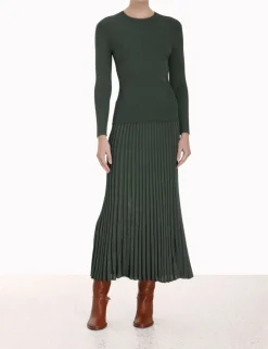Discount ZIMMERMANN Pleated Midi Skirt
