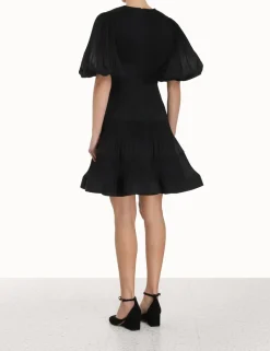 New ZIMMERMANN Pleated Mini Dress