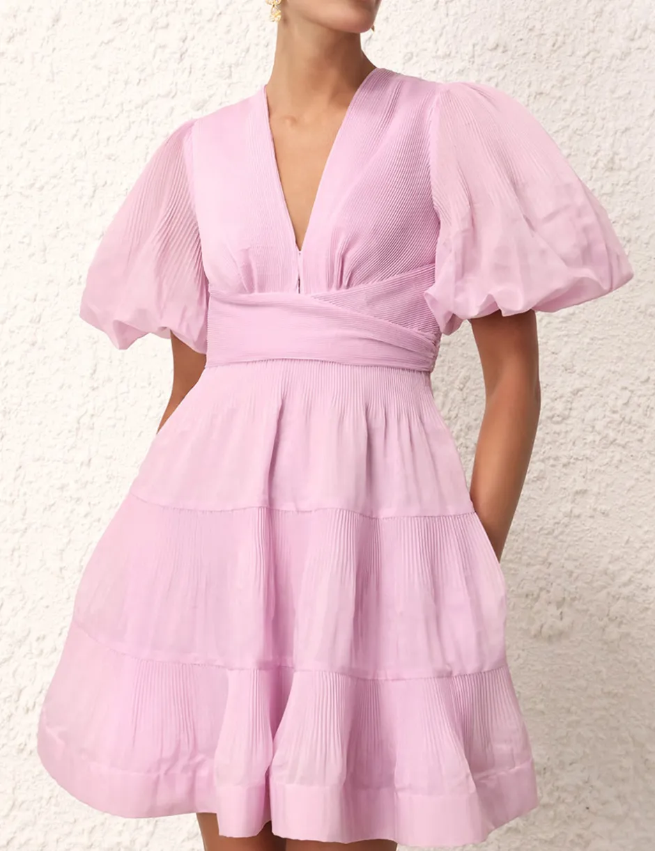 Online ZIMMERMANN Pleated Mini Dress