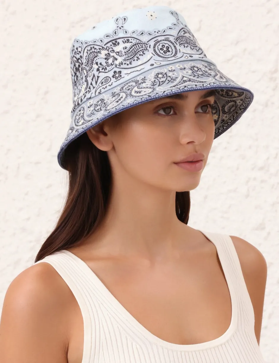 Online ZIMMERMANN Printed Canvas Bucket Hat