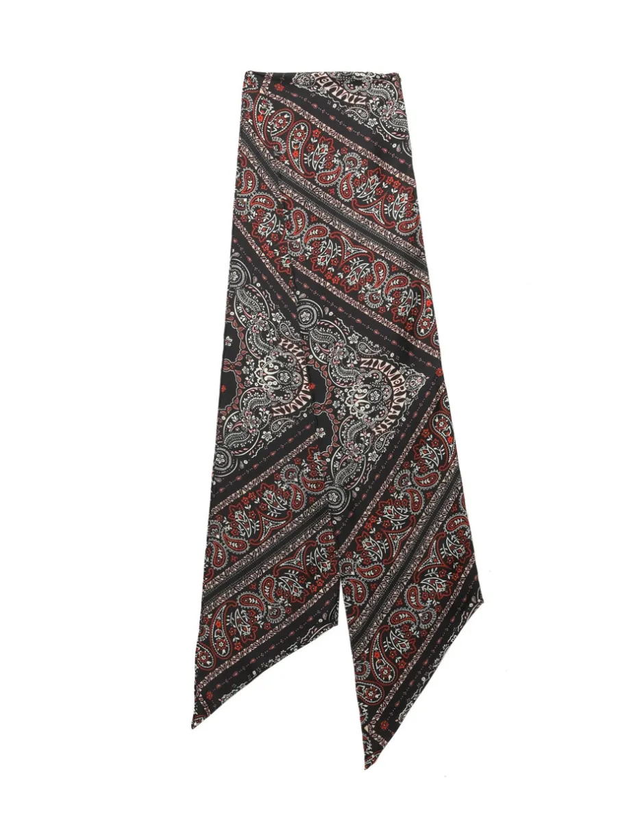 ZIMMERMANN Printed Silk Neck Scarf
