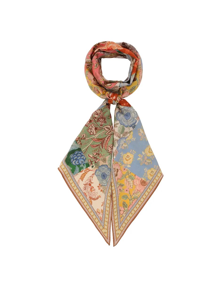 Hot ZIMMERMANN Printed Silk Neck Scarf