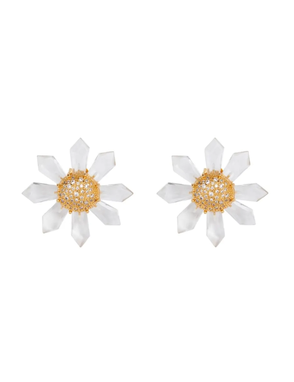 Hot ZIMMERMANN Quartz Sunflower Earrings