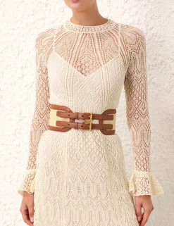 New ZIMMERMANN Raffia Belt 90