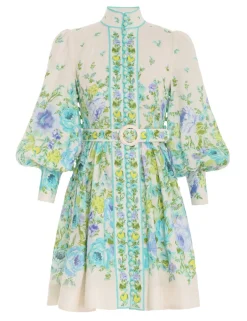 Best ZIMMERMANN Raie Buttoned Mini Dress