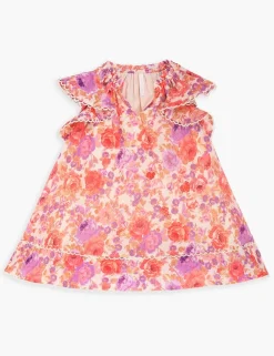Sale ZIMMERMANN Raie Flounce Sleeve Dress
