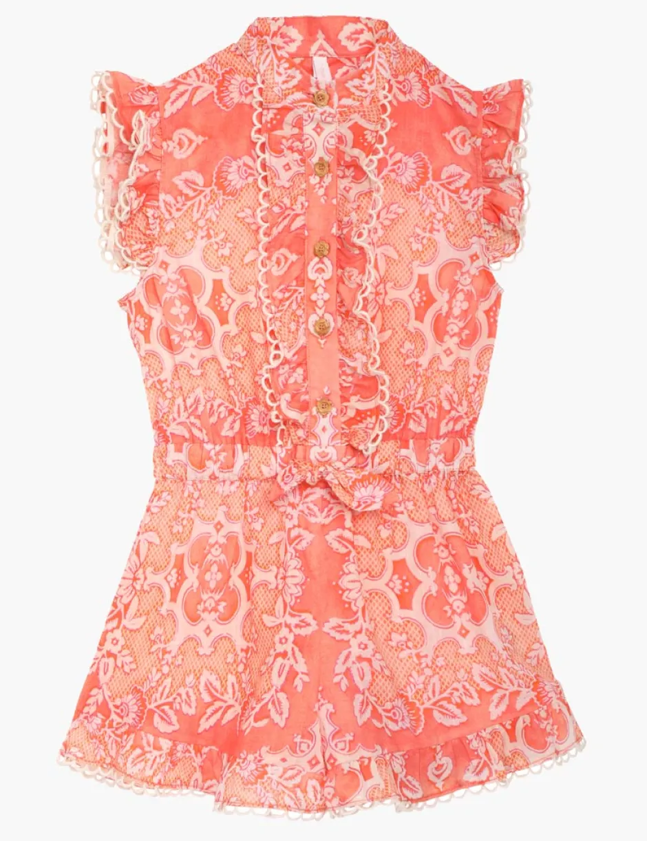 ZIMMERMANN Raie Frill Playsuit