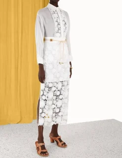 Outlet ZIMMERMANN Raie Lace Flower Shirt