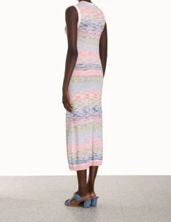 Best ZIMMERMANN Raie Marl Midi Skirt