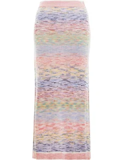 Online ZIMMERMANN Raie Marl Midi Skirt
