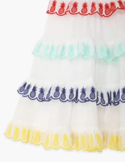 Online ZIMMERMANN Raie Shirred Picnic Dress