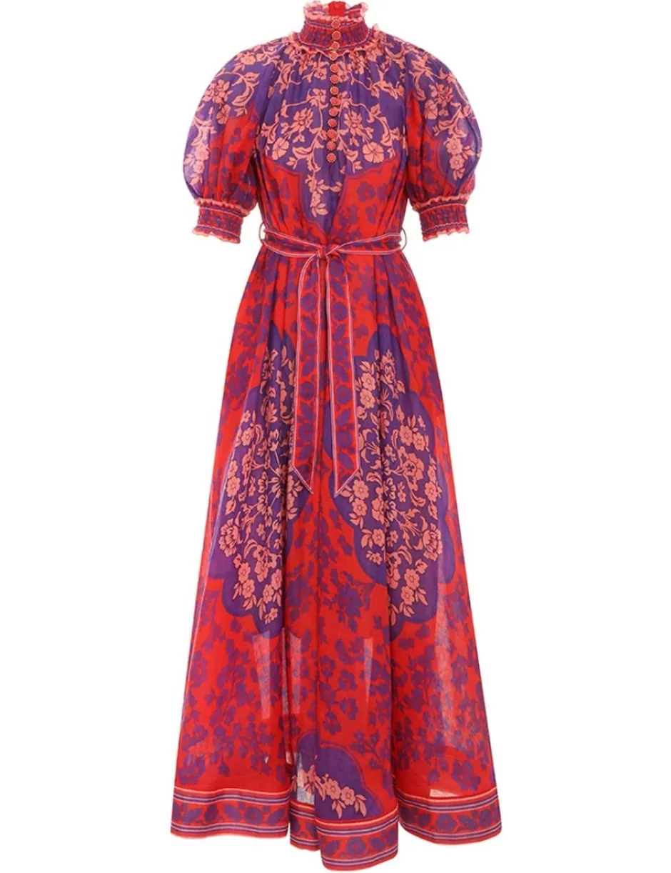 Discount ZIMMERMANN Raie Swing Maxi Dress
