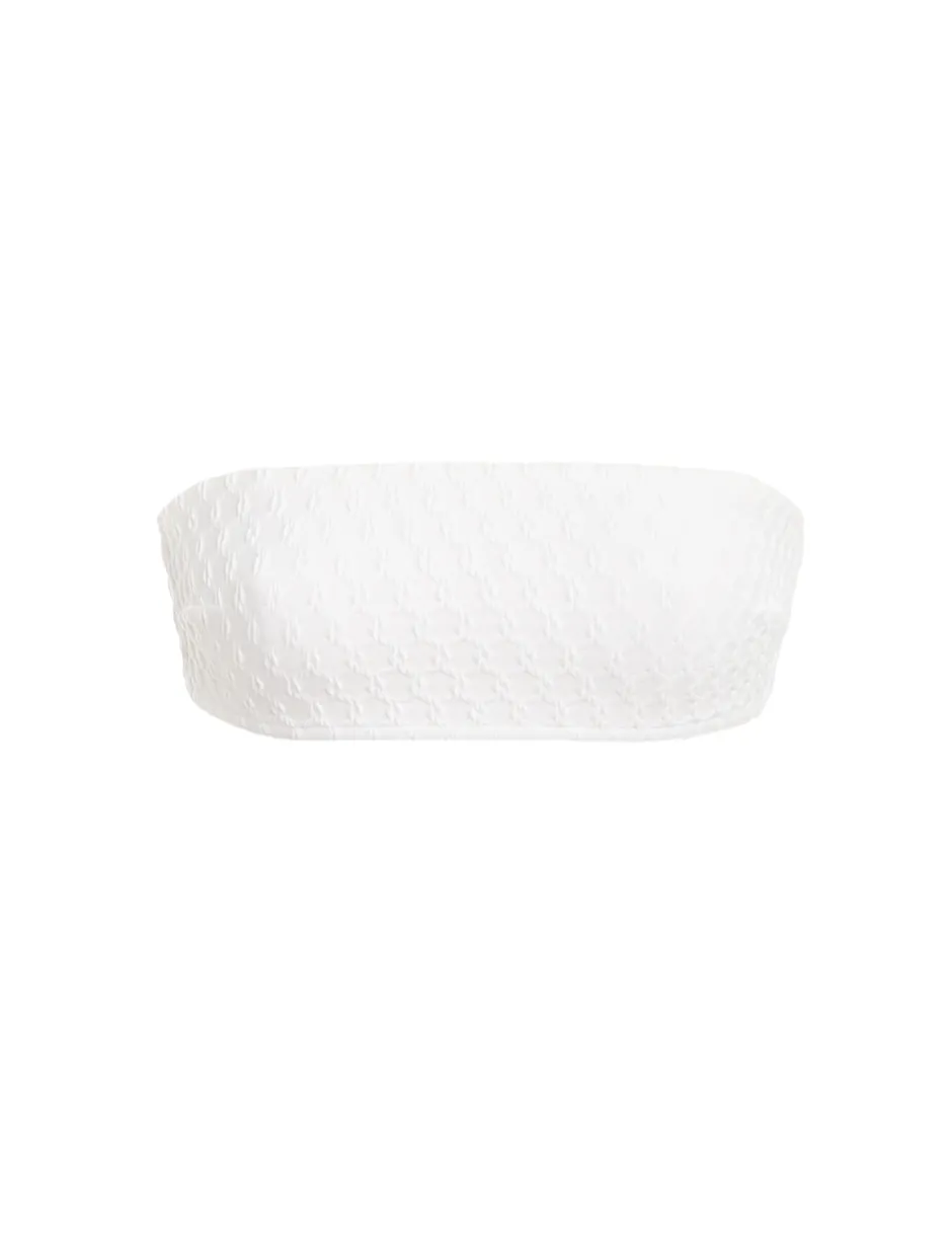 Best ZIMMERMANN Raie Texture Bandeau Bra