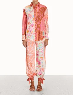 Online ZIMMERMANN Raie Tied Track Pant