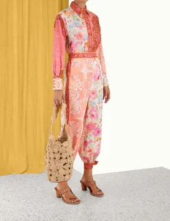 Online ZIMMERMANN Raie Tied Track Pant