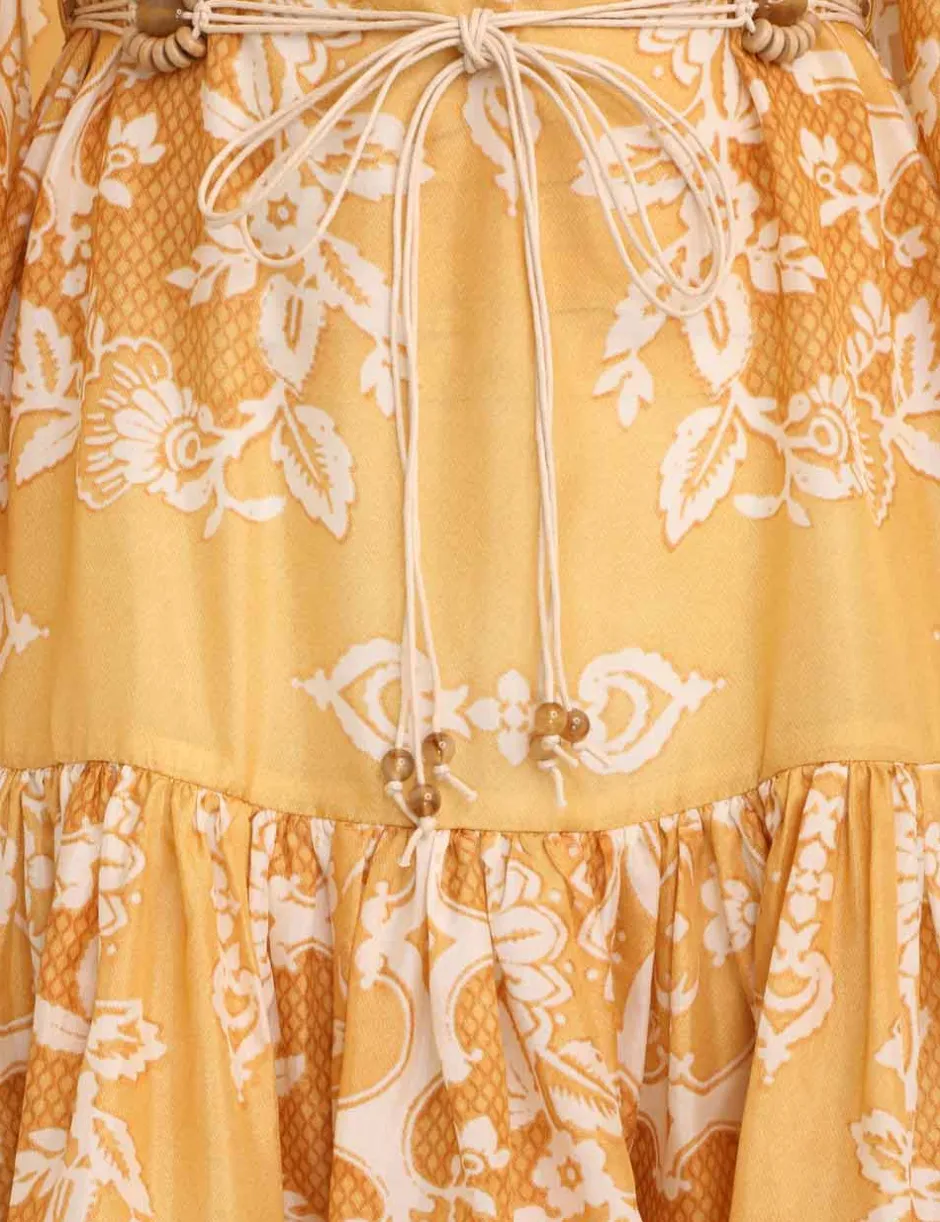 Outlet ZIMMERMANN Raie Tiered Billow Mini Dress