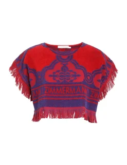 Sale ZIMMERMANN Raie Towelling Crop