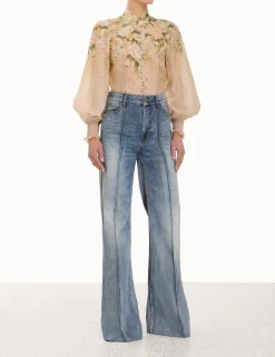 Hot ZIMMERMANN Sensory Buttoned Blouse