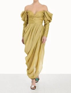 Sale ZIMMERMANN Sensory Drape Midi Dress