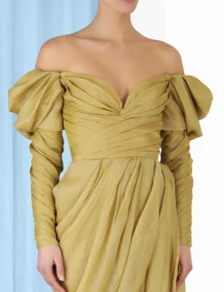 Outlet ZIMMERMANN Sensory Drape Midi Dress