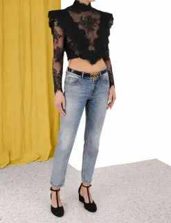 Sale ZIMMERMANN Sensory Lace Bodice Top