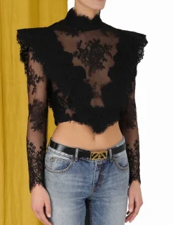 Online ZIMMERMANN Sensory Lace Bodice Top