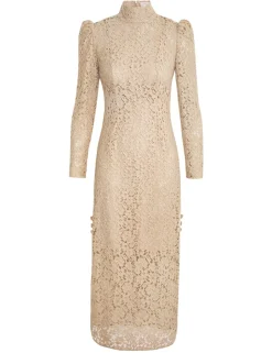 Online ZIMMERMANN Sensory Lace Midi Dress