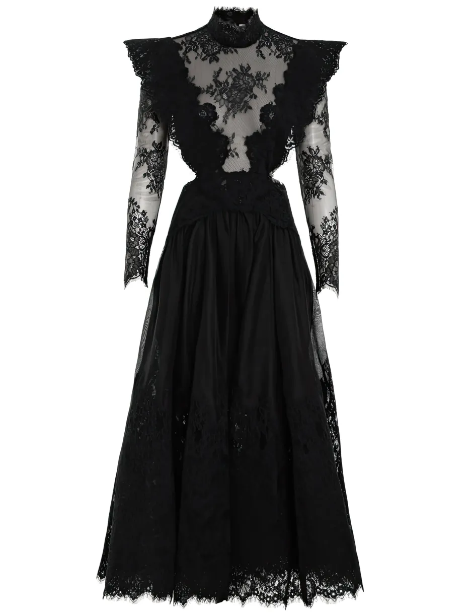 Online ZIMMERMANN Sensory Lace Yoke Gown