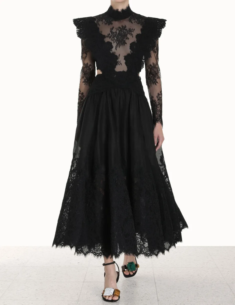 New ZIMMERMANN Sensory Lace Yoke Gown