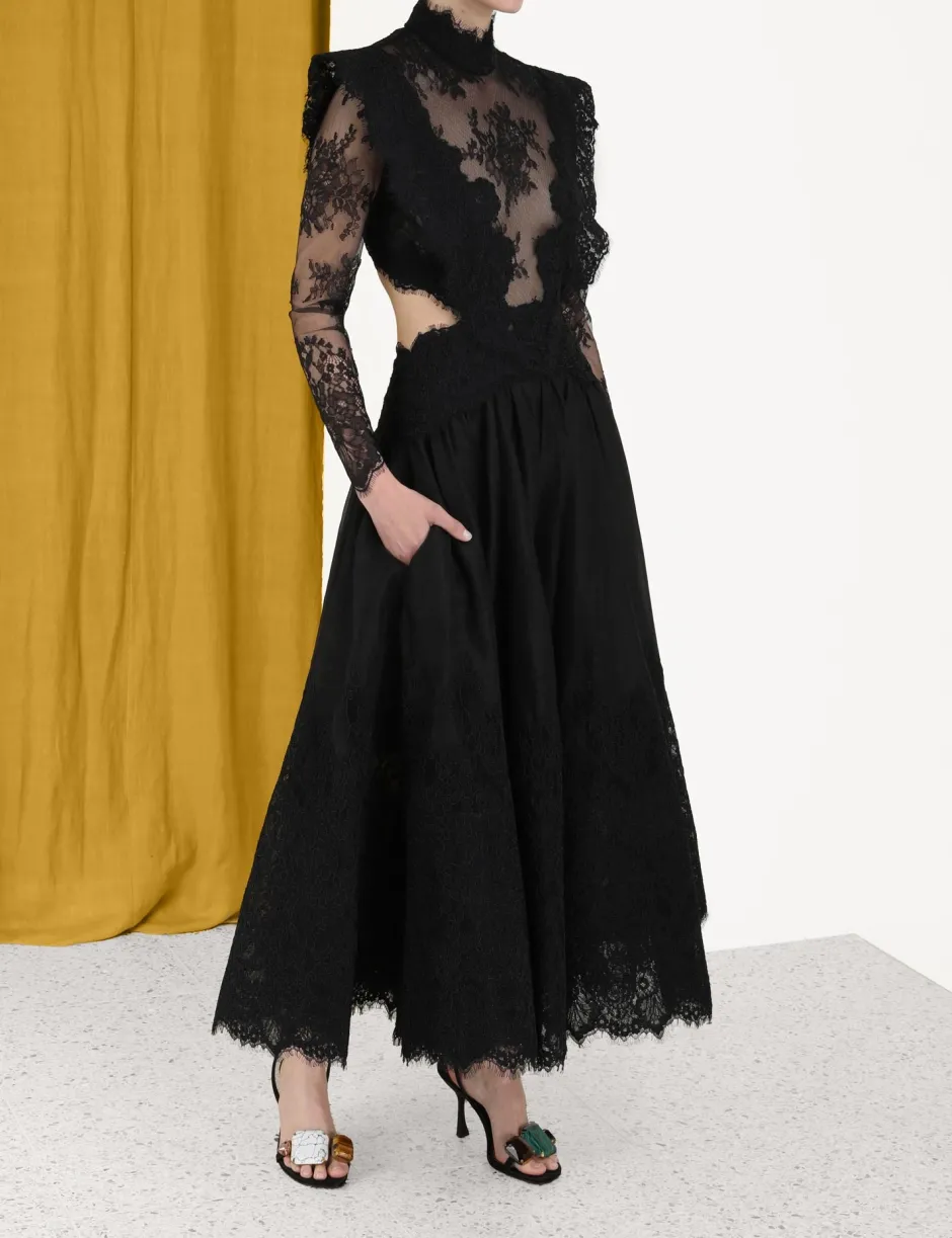New ZIMMERMANN Sensory Lace Yoke Gown