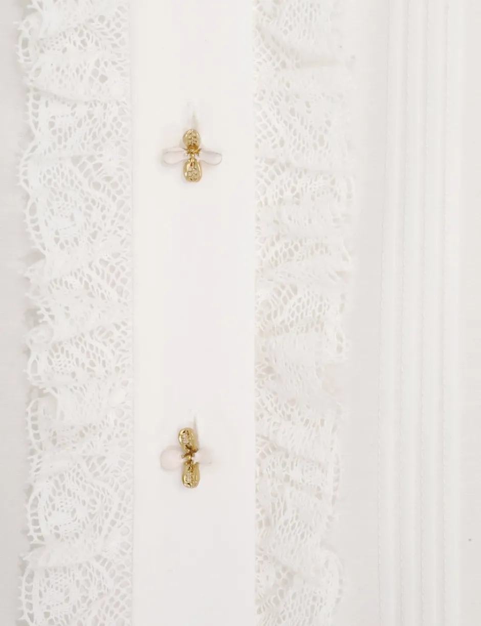 Online ZIMMERMANN Sensory Pintucked Shirt