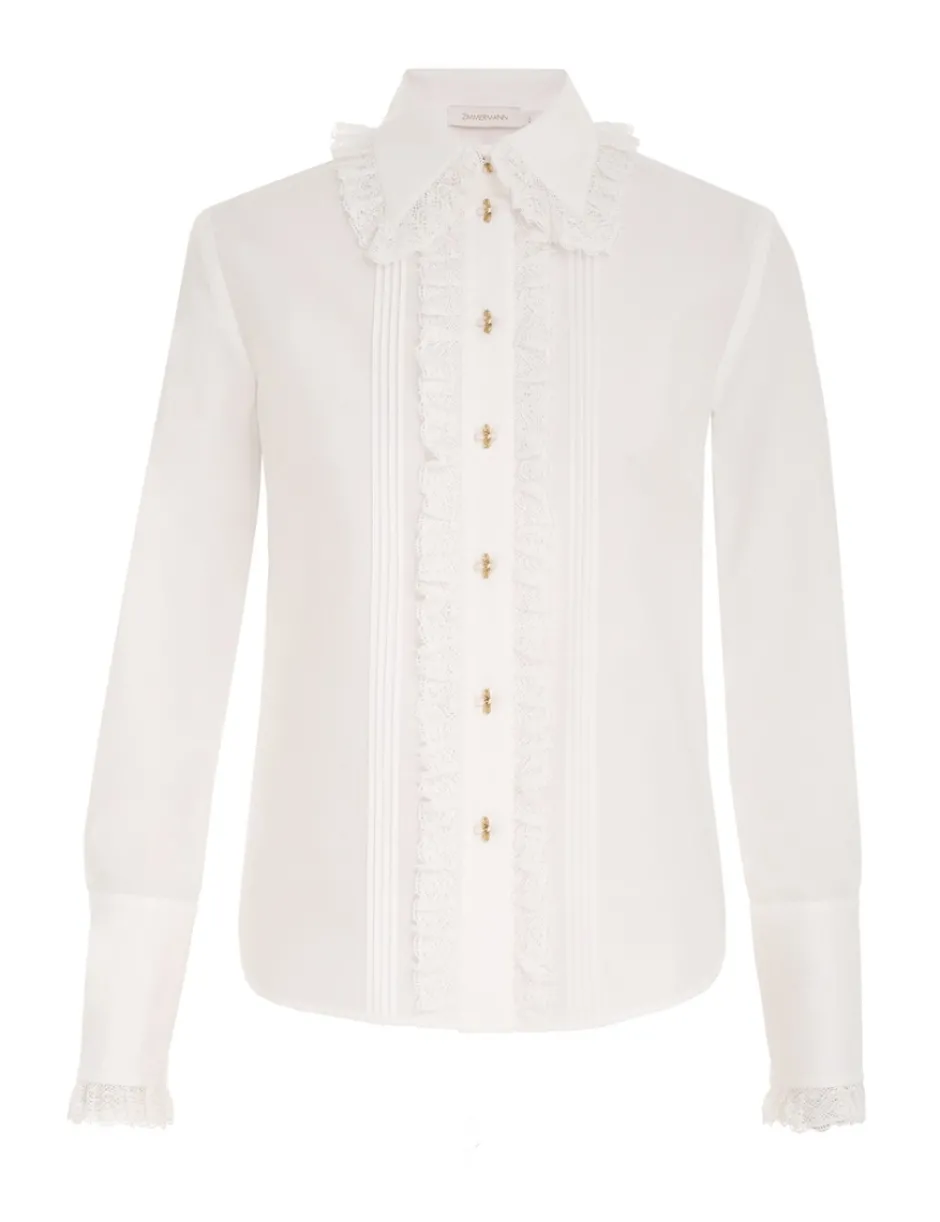 Hot ZIMMERMANN Sensory Pintucked Shirt
