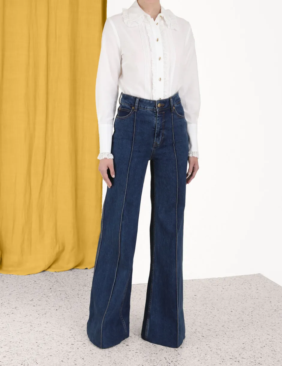 Hot ZIMMERMANN Sensory Pintucked Shirt