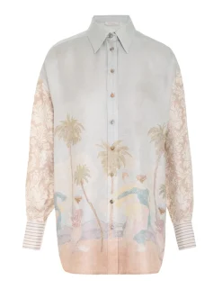 Best ZIMMERMANN Sensory Spliced Shirt
